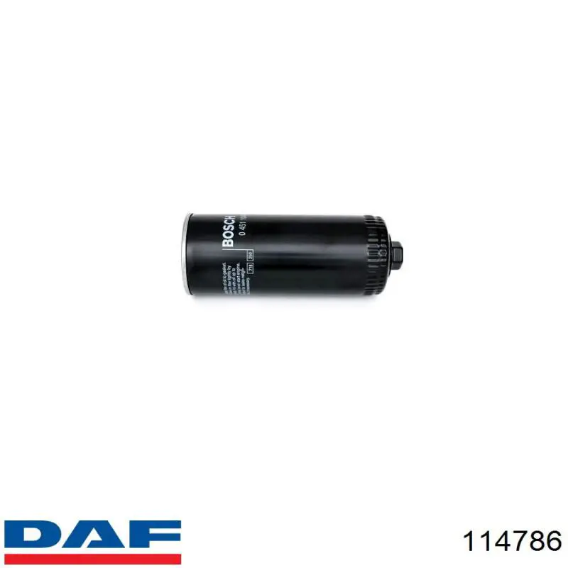 114786 DAF filtro de aceite