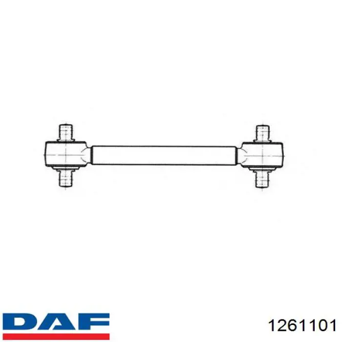 1261101 DAF barra de dirección, eje trasero