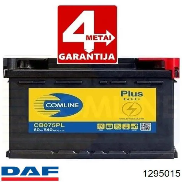 Batería de Arranque DAF (1295015)