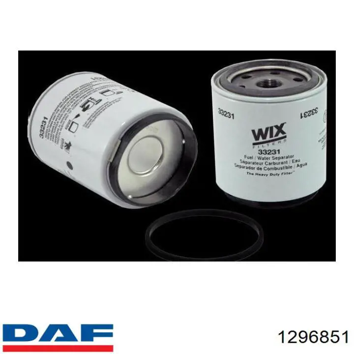 1296851 DAF Filtro de gasolina