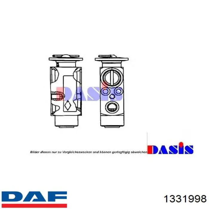 Comprar 1331998 DAF Válvula TRV del aire acondicionado