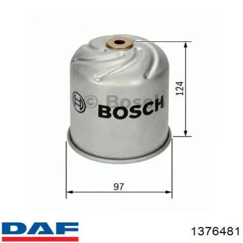 Filtro de aceite DAF 1376481 precio, desde 21,73 EUR