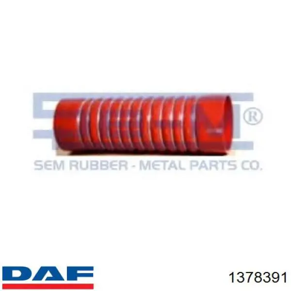 1378 391 DAF tubo flexible de aire de sobrealimentación derecho