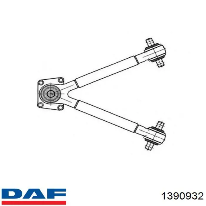 1390932 DAF barra oscilante, suspensión de ruedas, brazo triangular