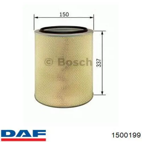 1500199 DAF filtro de aire