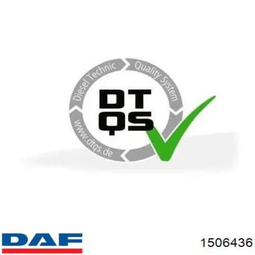 1506436 DAF conector (cabezal De Mangueras Del Sistema Neumatico)