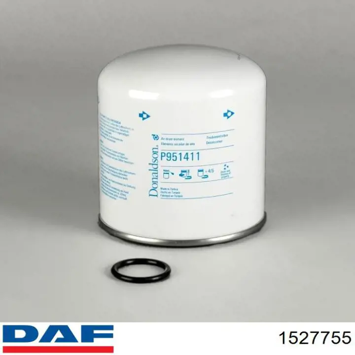 1527755 DAF filtro del secador de aire (separador de agua y aceite (CAMIÓN))