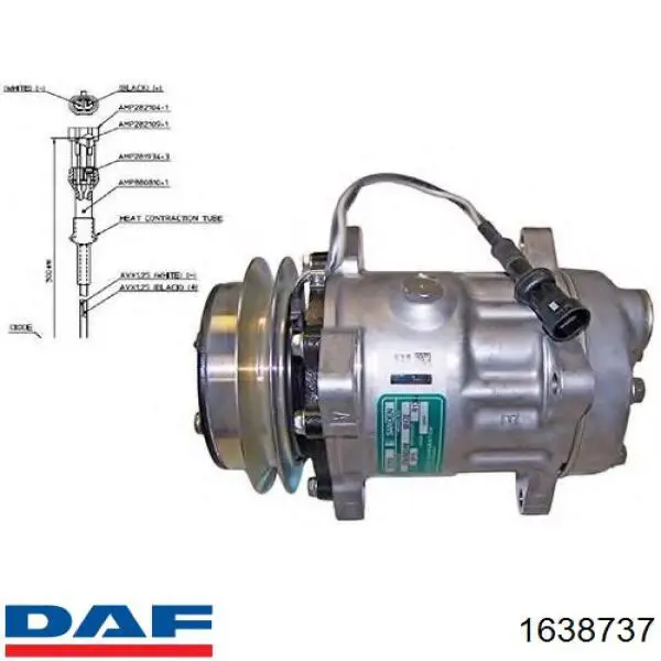 1638737 DAF Compresor climatizador