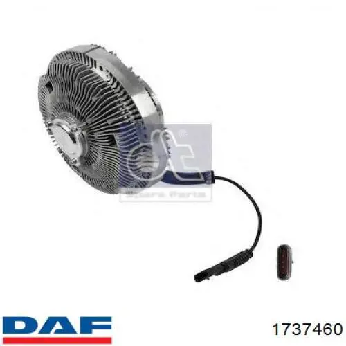 1737460 DAF embrague, ventilador del radiador