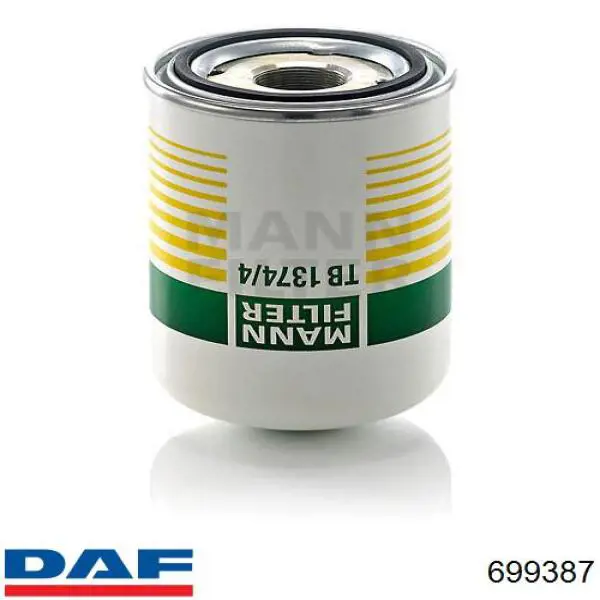 699387 DAF filtro del secador de aire (separador de agua y aceite (CAMIÓN))