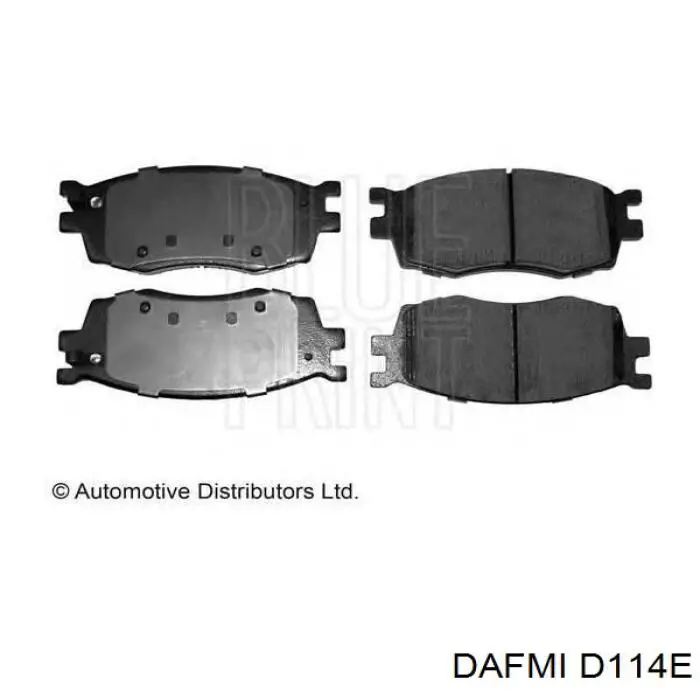 D114E Dafmi Pastillas delanteras