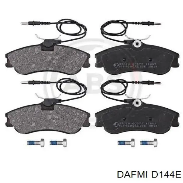 D144E Dafmi pastillas de freno delanteras