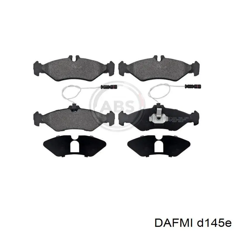 Pastillas de freno delanteras de disco DAFMI D145E