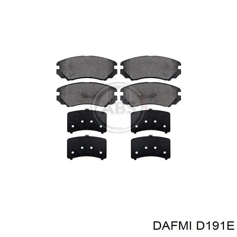 Pastillas freno delanteras Dafmi D191E precio, desde 21,84 EUR