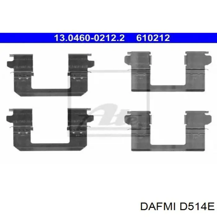 Pastillas freno delanteras Dafmi D514E precio, desde 21,19 EUR