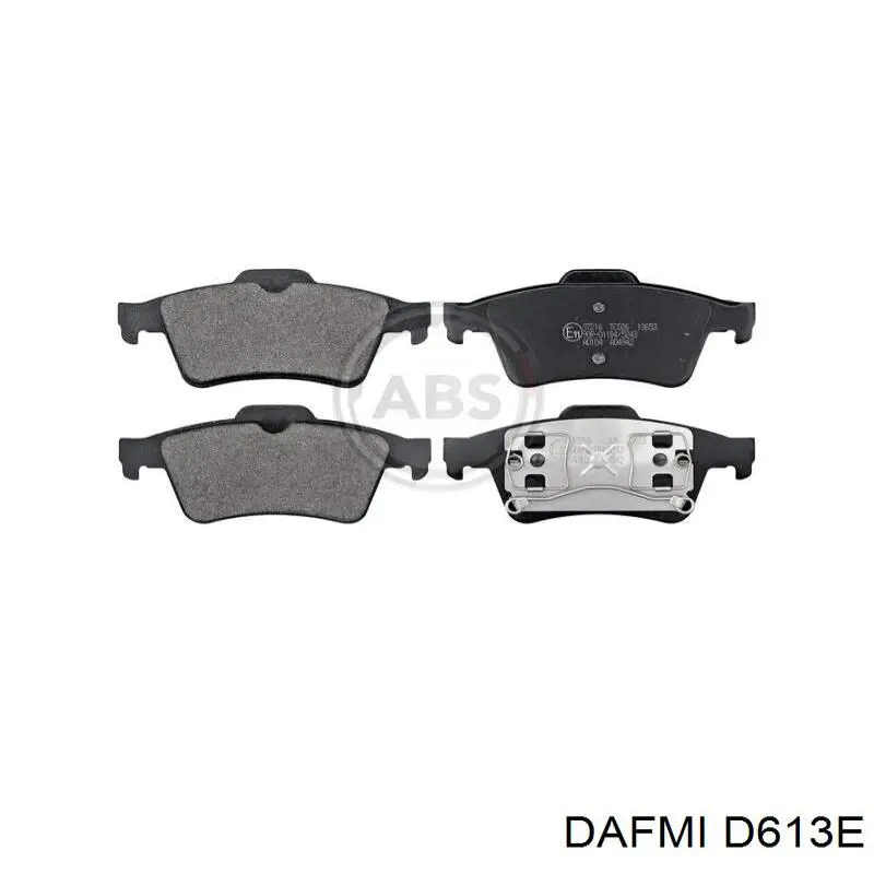 Pastillas de freno D613E Dafmi