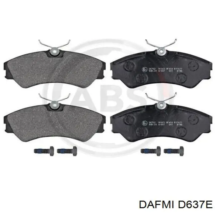 D637E Dafmi Pastillas delanteras