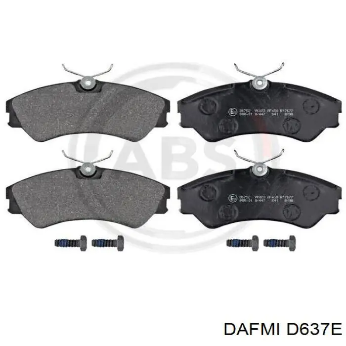 Pastillas freno delanteras Dafmi D637E precio, desde 23,49 EUR