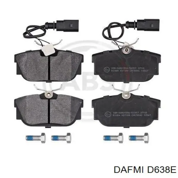 Comprar D638E Dafmi Pastillas de freno traseras