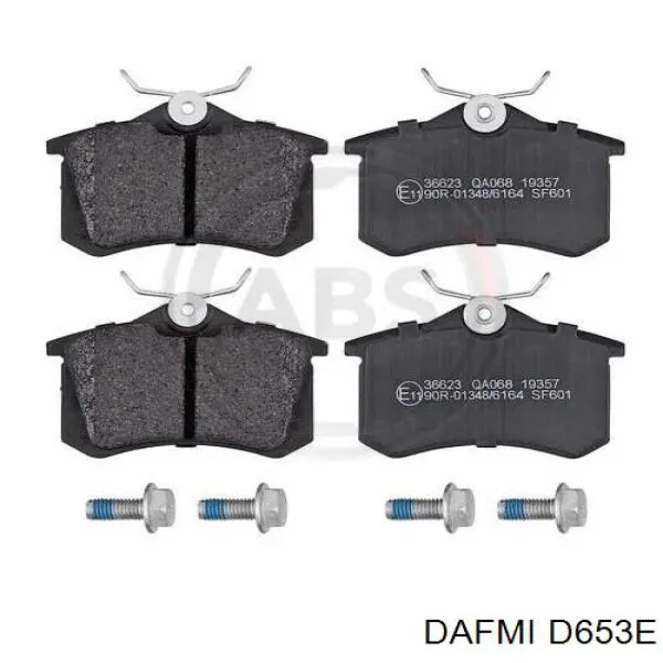 Pastillas traseras de freno Dafmi D653E precio, desde 15,27 EUR