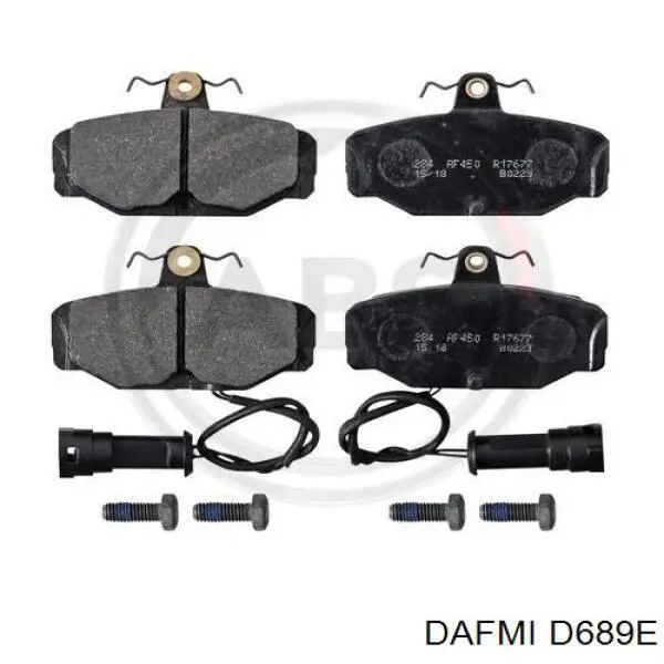 D689E Dafmi Pastillas freno traseras
