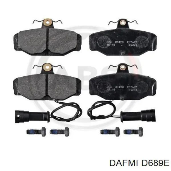 Pastillas traseras de freno Dafmi D689E precio, desde 19,06 EUR
