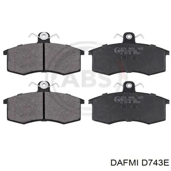Comprar D743E Dafmi Pastillas delanteras de freno