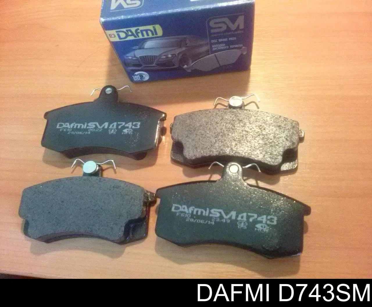 D743SM Dafmi Pastillas delanteras
