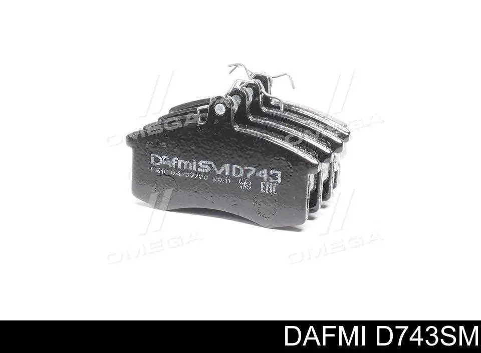 Pastillas freno delanteras Dafmi D743SM precio, desde 18,95 EUR