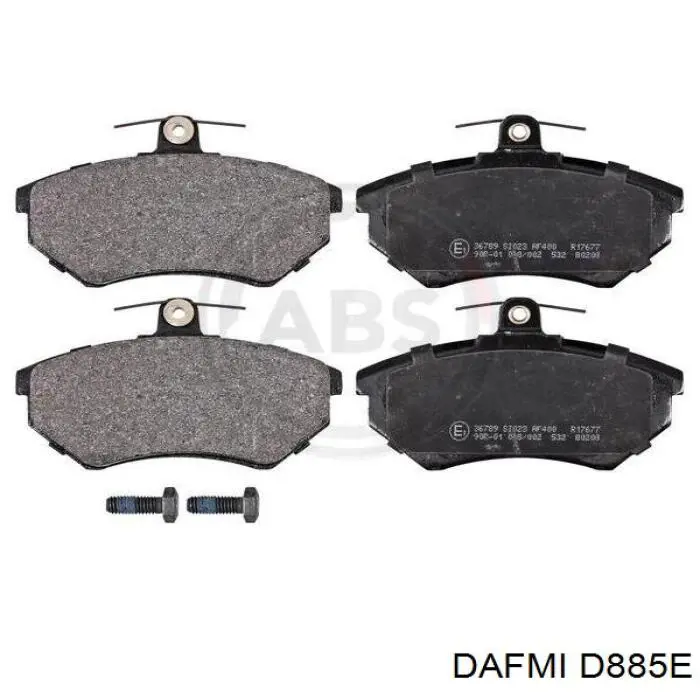 D885E Dafmi Pastillas delanteras