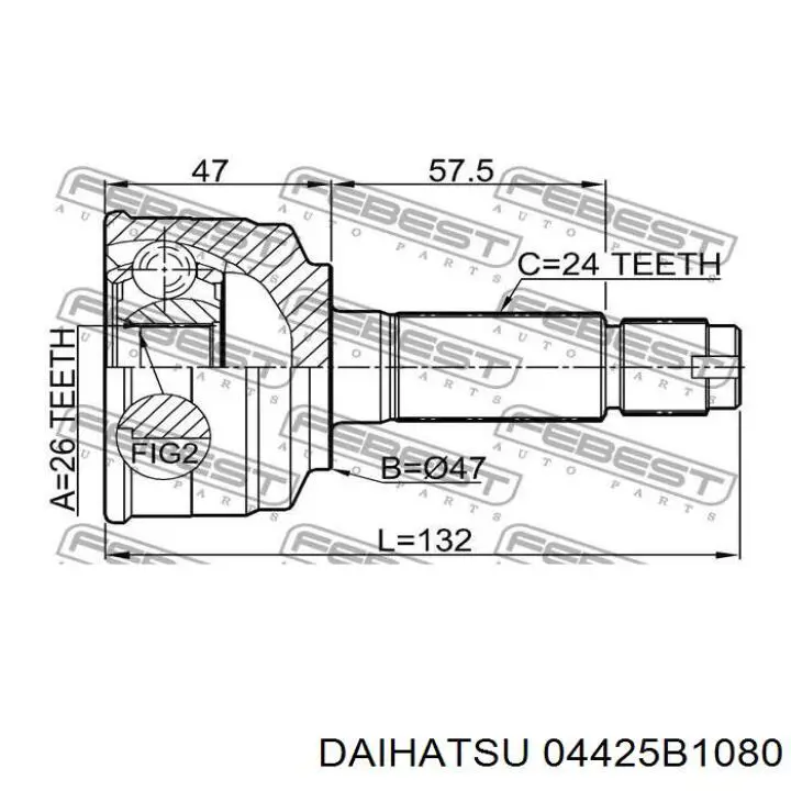 04425B1080 Daihatsu