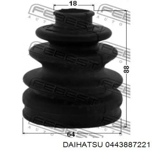 0443887221 Daihatsu