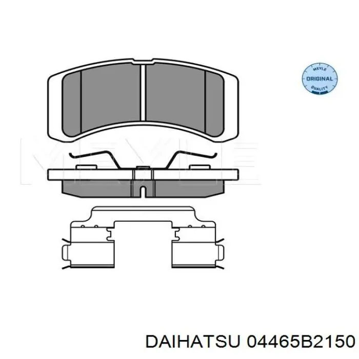 04465B2150 Daihatsu pastillas de freno delanteras