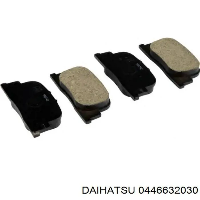 0446632030 Daihatsu pastillas de freno traseras