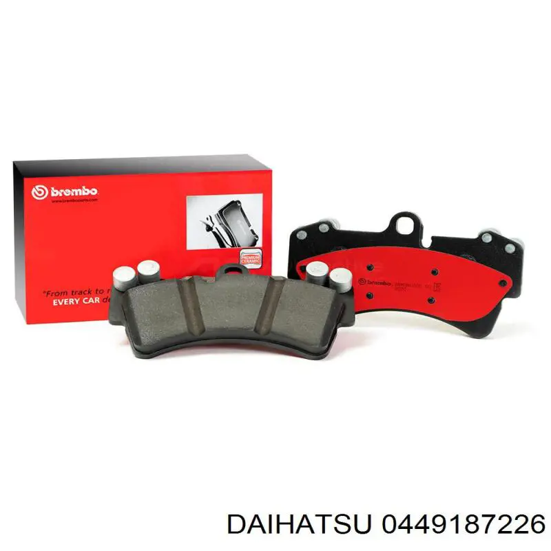 04491-87226 Daihatsu pastillas de freno delanteras