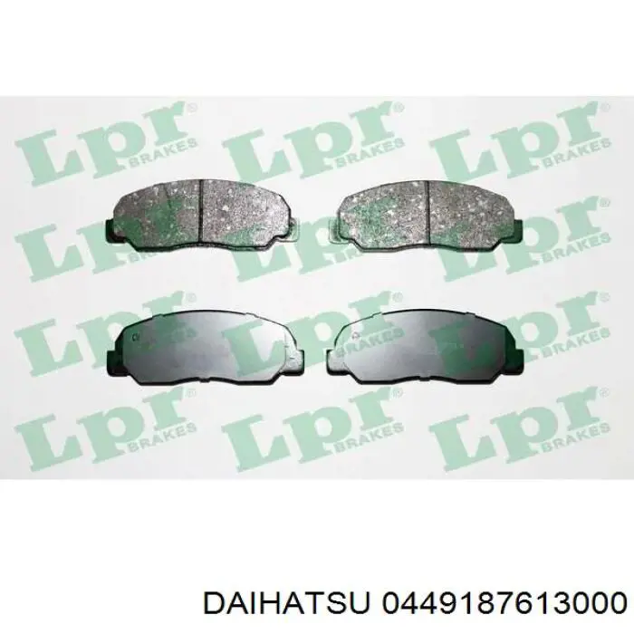 0449187613000 Daihatsu pastillas de freno delanteras