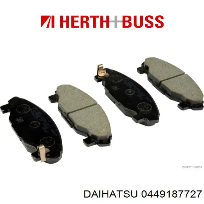 0449187727 Daihatsu pastillas de freno delanteras