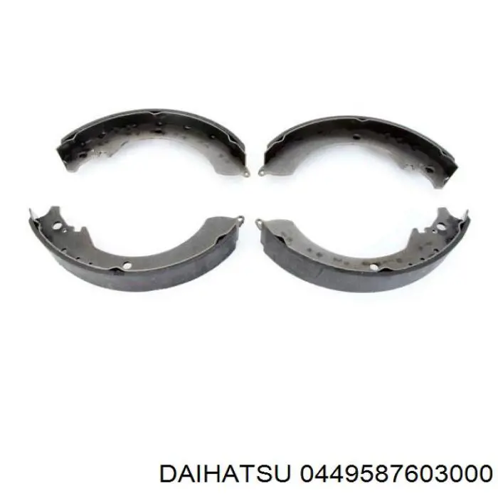 0449587603000 Daihatsu zapatas de frenos de tambor traseras