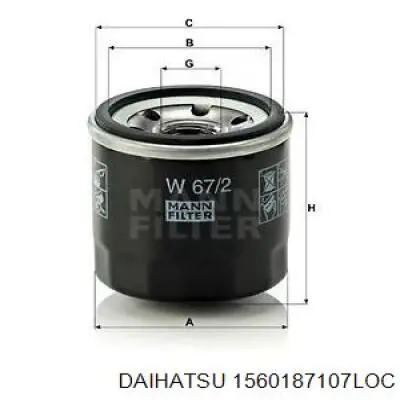 1560187107LOC Daihatsu filtro de aceite