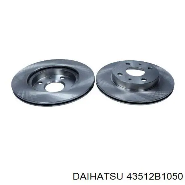 43512B1050 Daihatsu disco de freno delantero