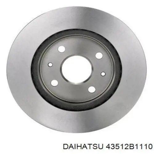 43512B1110 Daihatsu disco de freno delantero