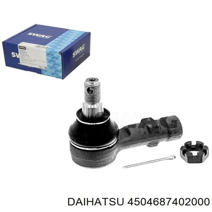 4504687402000 Daihatsu rótula barra de acoplamiento exterior