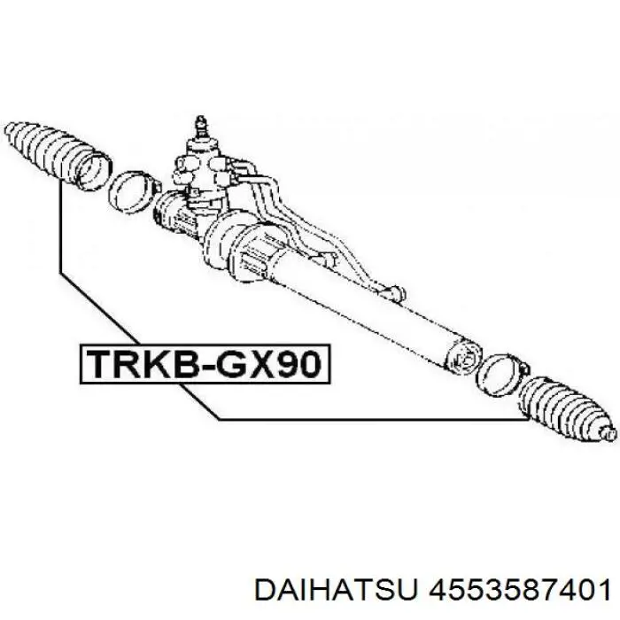 4553587401 Daihatsu fuelle dirección