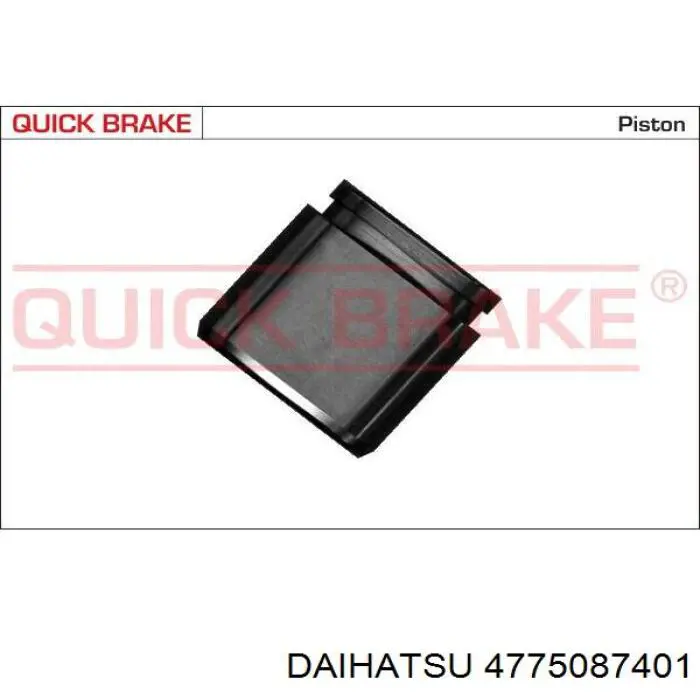 4775087401 Daihatsu pinza de freno delantera izquierda