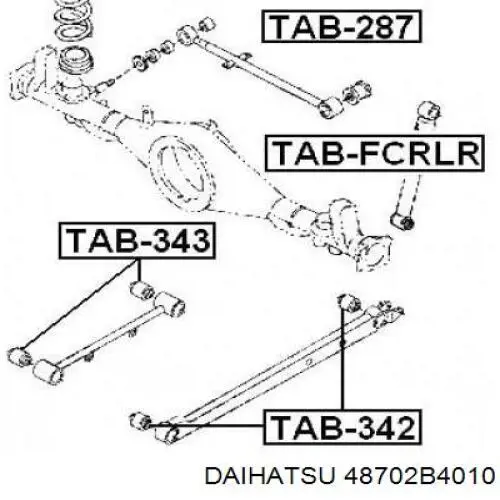 Comprar SCR1511 Kavo Parts Buje del brazo longitudinal superior trasero