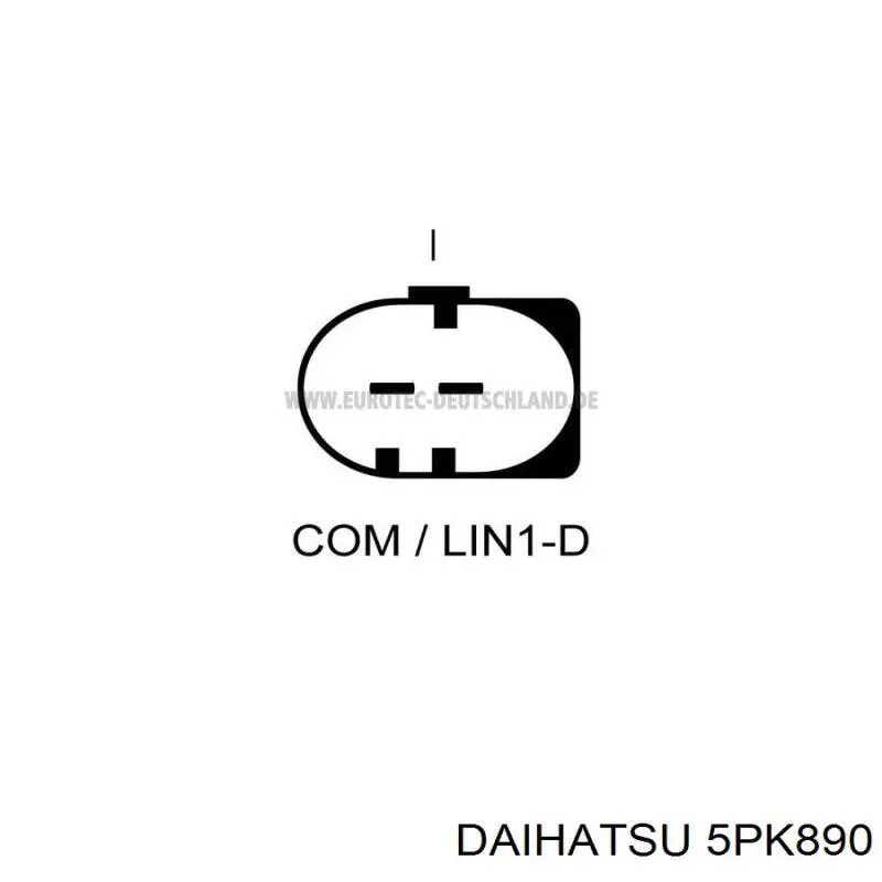 5PK890 Daihatsu correa trapezoidal