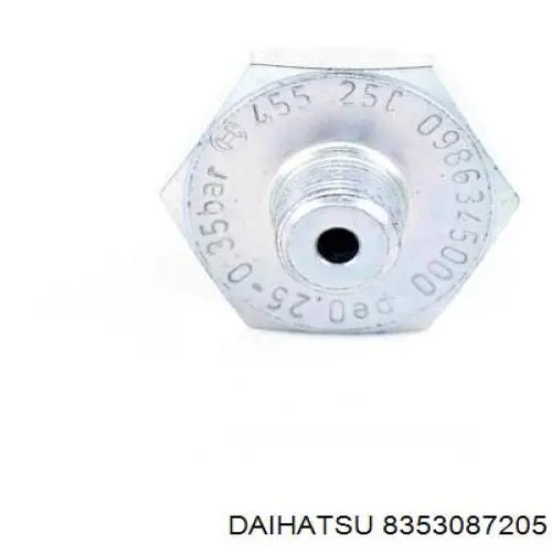 8353087205 Daihatsu sensor de presión de aceite