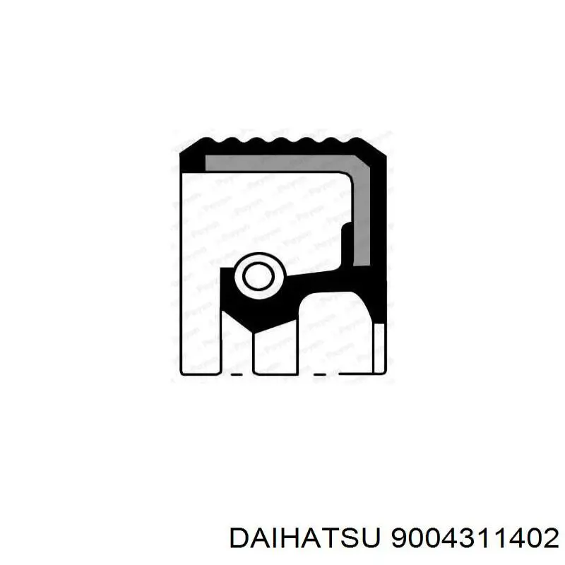 9004311402 Daihatsu anillo retén, cigüeñal