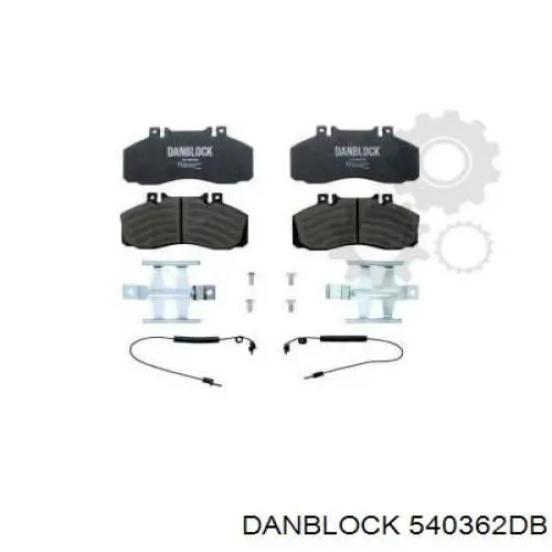 540362DB Danblock freno de disco delantero