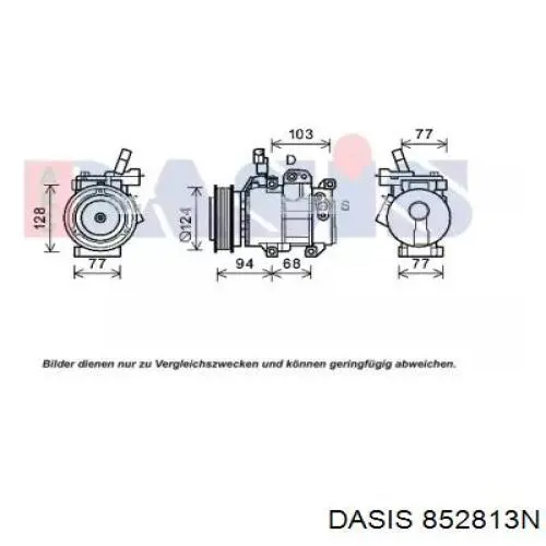 852813N Dasis compresor de aire acondicionado